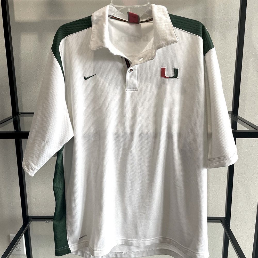 Miami hurricanes Nike Shirt sleeve polo